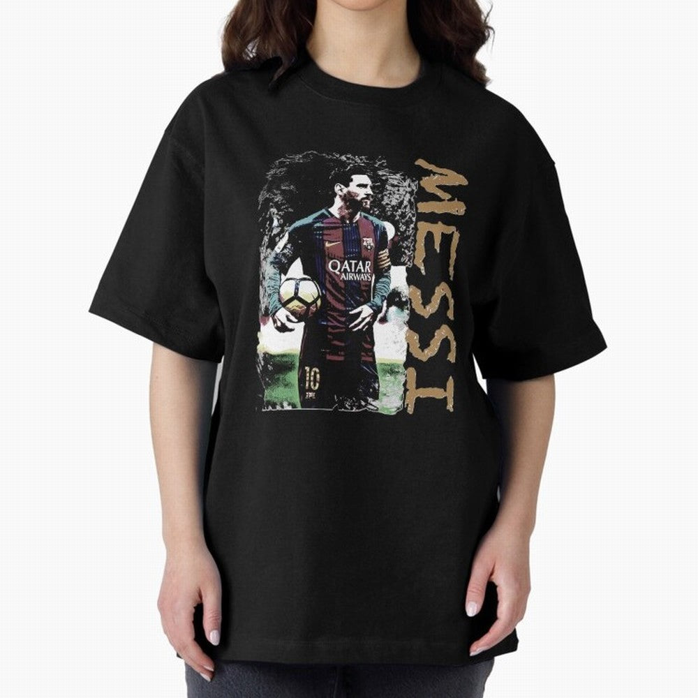messi 10 Lionel messi FC Barcelona Oversized T-Shirt Celebrate Supporters United by FIFA World Cup 2026 Group Stage Spirit, Celebrating England, France and Netherlands, Neymar, Haaland and Cristiano Ronaldo, Fan Favorite Moments, National Team