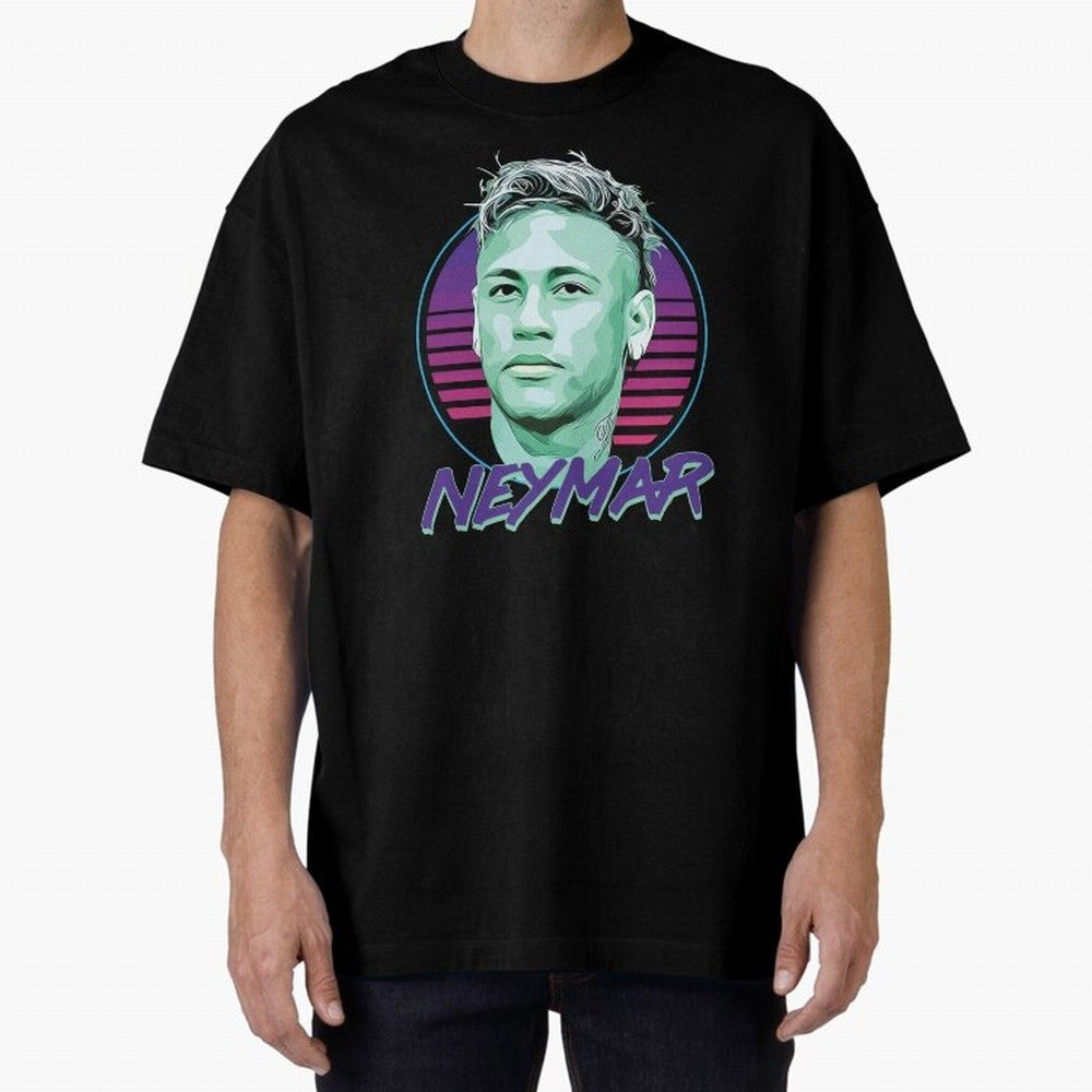 Neymar JR Oversized T-Shirt Share FIFA World Cup 2026 Group Stage Inspired by Mbappe, Brazil, Portugal and Argentina Energy, Football Passion, Legendary Performances, Festival Vibes and Supporter Community; Created for Match Day Parties, Soccer