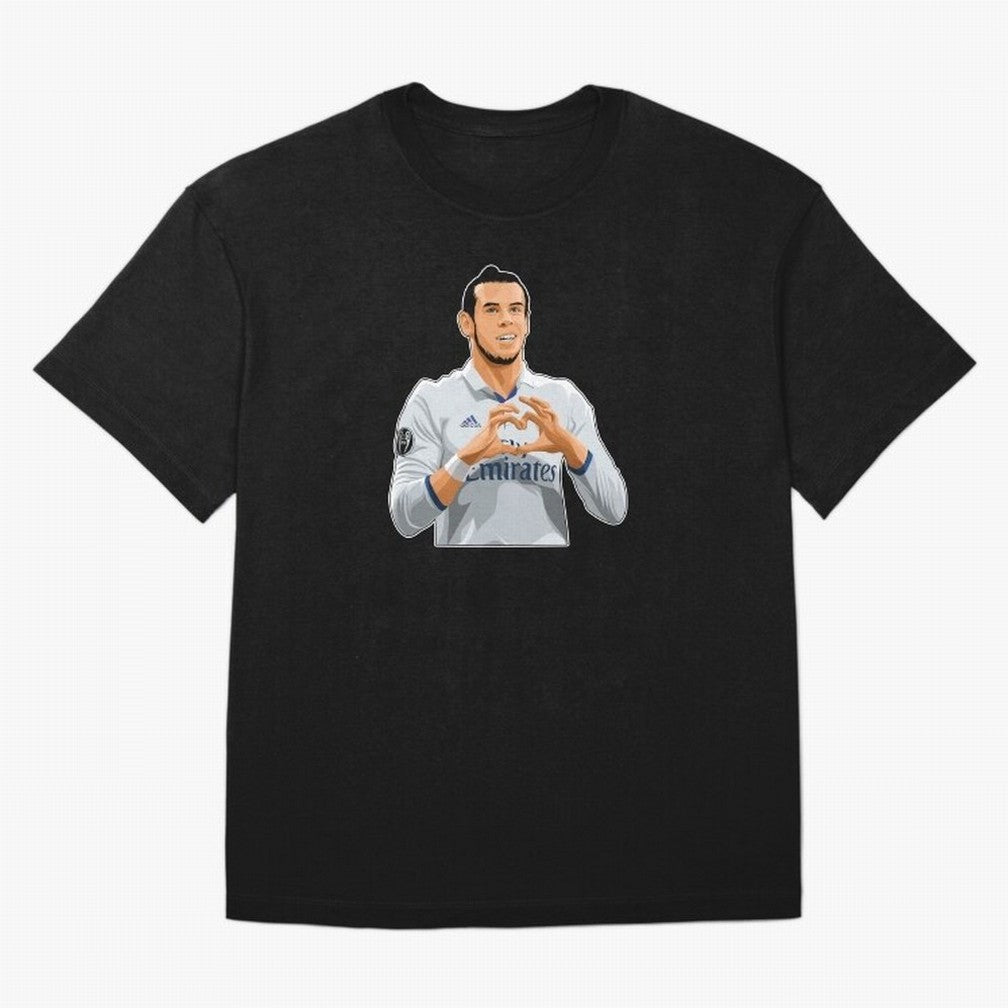 Gareth Bale Love Sign Celebration Oversized T-Shirt Make Every Match About FIFA World Cup 2026 USA Canada Mexico for Fans of Neymar and Argentina, France and Brazil, Bringing Game Day Rituals, Football Legends, Country Pride and the Road to the