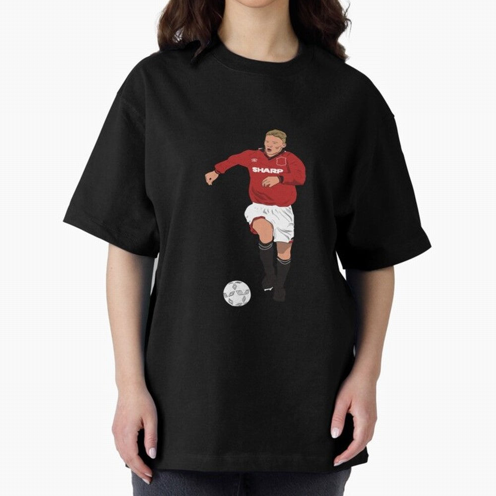 Scott McTominay 95_96 Kit Oversized T-Shirt Make Your Look Match FIFA World Cup 2026 Group Stage Spirit, Inspired by Argentina, Haaland, Vintage Soccer Flavor, Modern Football Stars, National Flags and Final Night Emotion; Great for Watch Parties,