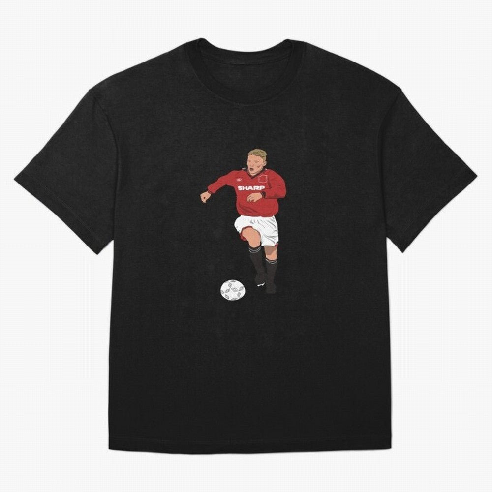 Scott McTominay 95_96 Kit Oversized T-Shirt Make Your Look Match FIFA World Cup 2026 Group Stage Spirit, Inspired by Argentina, Haaland, Vintage Soccer Flavor, Modern Football Stars, National Flags and Final Night Emotion; Great for Watch Parties,