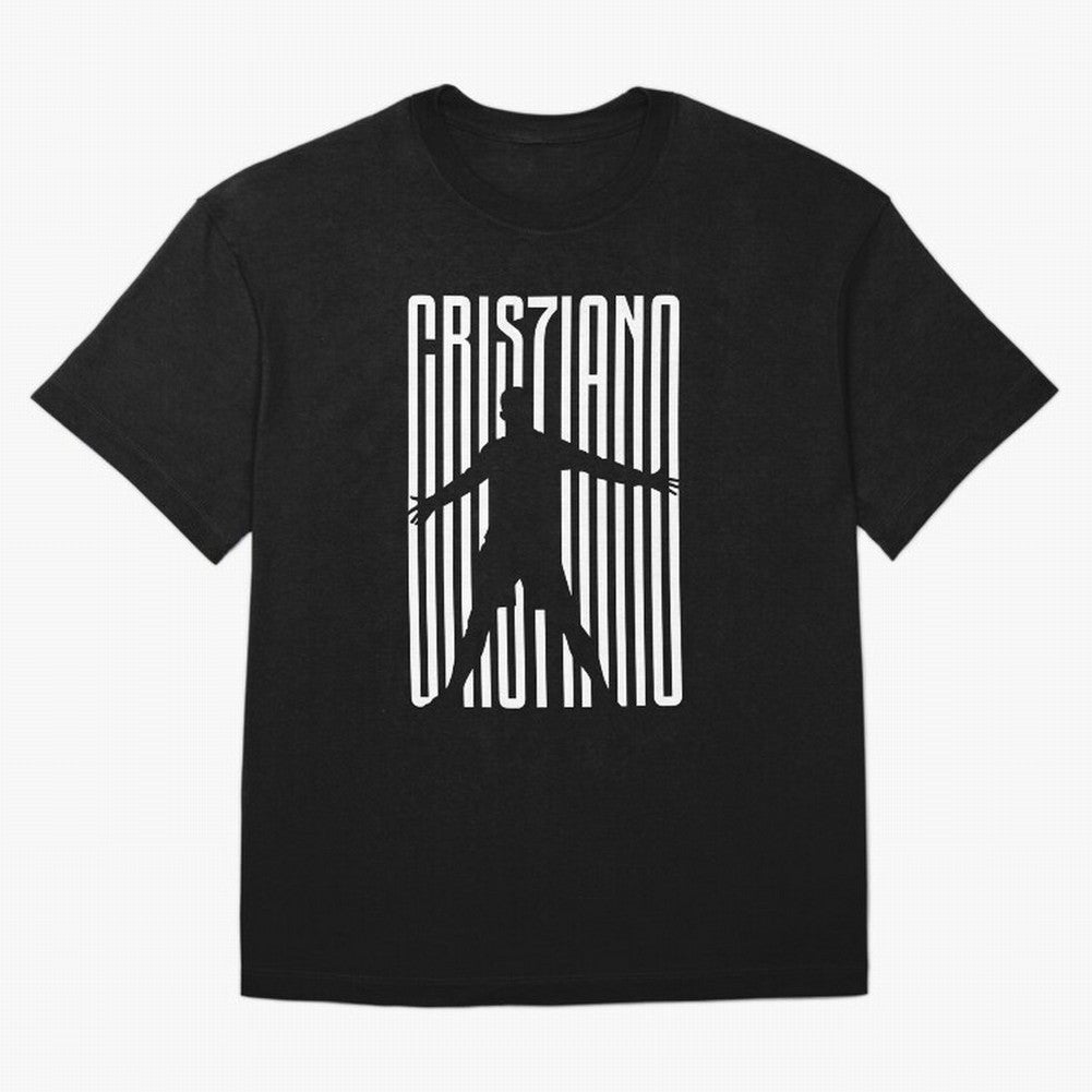 Christiano Ronaldo Icon black Jersey 2023 Oversized T-Shirt Cheer through Every Moment of the FIFA World Cup 2026 Journey through Cristiano Ronaldo Highlights, England, France and Netherlands Pride, Worldwide Fan Energy, Dramatic Goals, Stadium