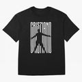 Christiano Ronaldo Icon black Jersey 2023 Oversized T-Shirt Cheer through Every Moment of the FIFA World Cup 2026 Journey through Cristiano Ronaldo Highlights, England, France and Netherlands Pride, Worldwide Fan Energy, Dramatic Goals, Stadium