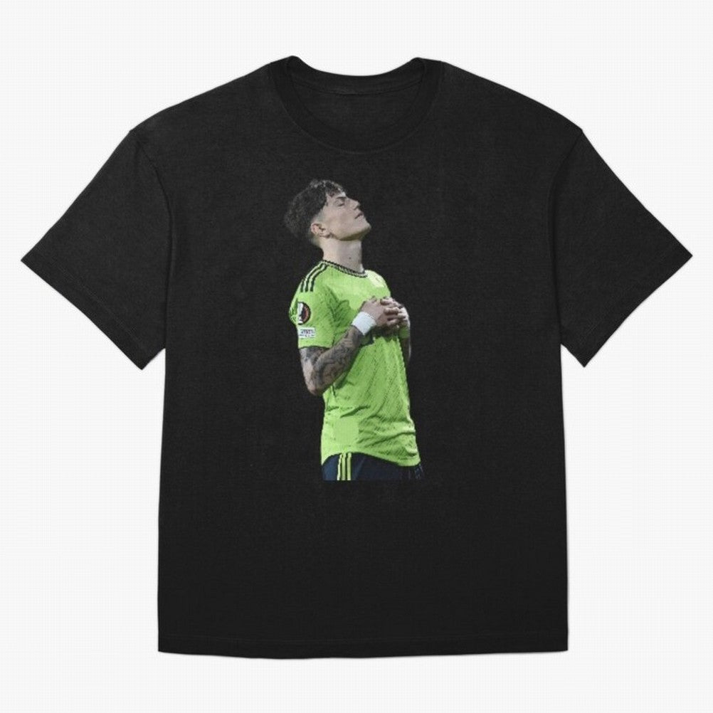 Garnacho Inner Peace Celebration Oversized T-Shirt Create FIFA World Cup 2026 Group Stage for Fans of Messi, Neymar and Mbappe and Argentina and Brazil, Bringing Football History, Final Match Energy, Crowd Noise and Once in a Lifetime Moments; Made