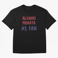 Alvaro Morata - #1 Fan Oversized T-Shirt Carry National Pride through FIFA World Cup 2026 USA Canada Mexico for Fans of Neymar, Haaland and Cristiano Ronaldo and Portugal, Bringing Football History, Final Match Energy, Crowd Noise and Once in a