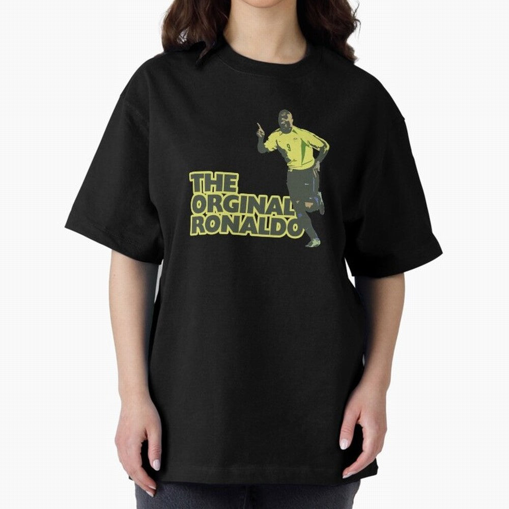 The Orginal Ronaldo Oversized T-Shirt Celebrate Classic Football Spirit in Match Day Hype around FIFA World Cup 2026, Neymar, Haaland and Cristiano Ronaldo, Brazil, Portugal and Argentina, Worldwide Fan Energy, Dramatic Goals, Stadium Lights and