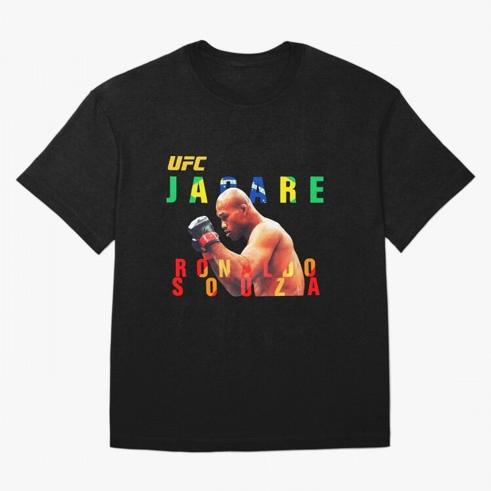Ronaldo Jacare Souza MMA UFC 256 Oversized T-Shirt Follow Every Goal of FIFA World Cup 2026 for Fans of Mbappe and Brazil, Bringing Global Supporter Spirit, Legendary Goals, National Colors and Tournament Celebration; Perfect for People Who Love