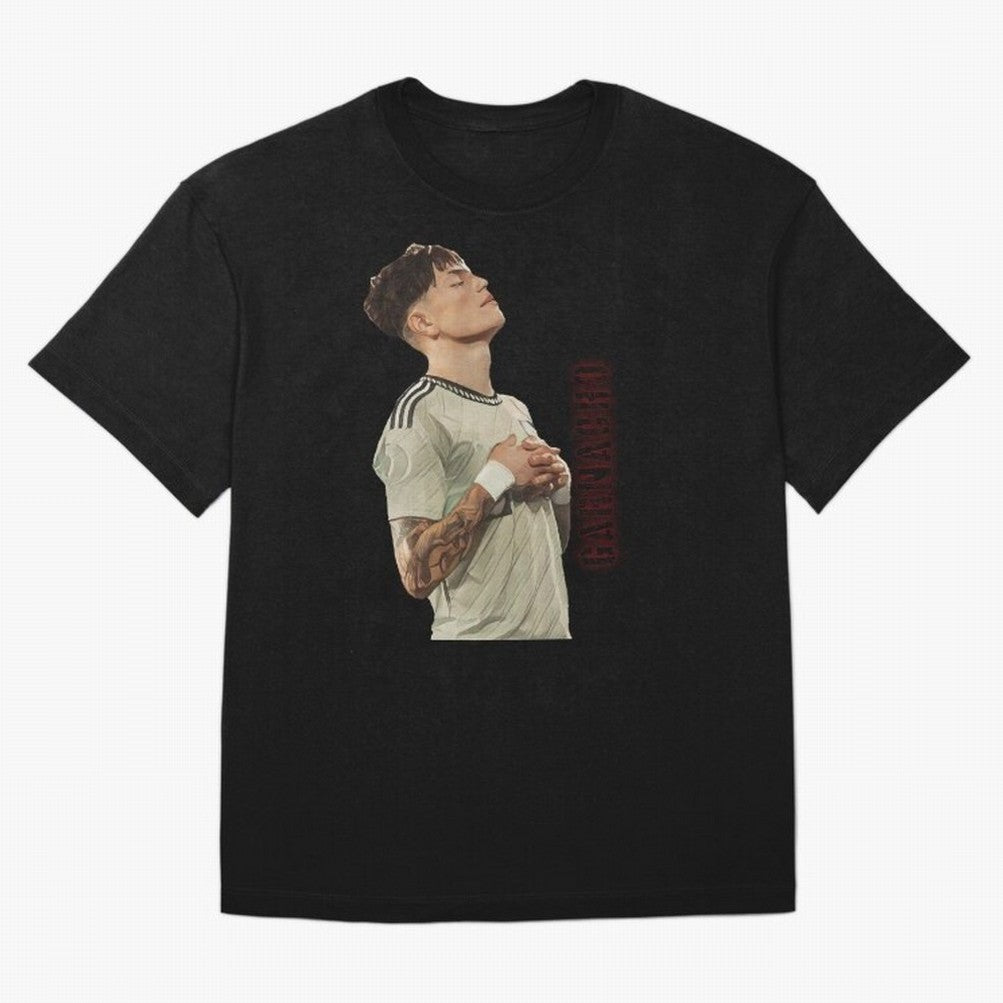 Alejandro Garnacho Oversized T-Shirt Join the Global Buzz around Global Football Passion for FIFA World Cup 2026 USA Canada Mexico, Centered on Cristiano Ronaldo, Haaland and CR7, France, Champion Mindset, Group Stage Buzz, Knockout Tension and