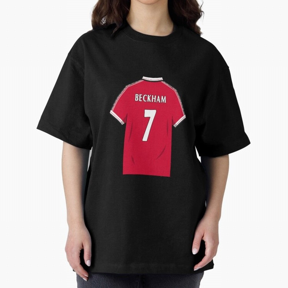 David Beckham 1999 Jersey Oversized T-Shirt Mark FIFA World Cup 2026 Inspired by Mbappe, Germany Energy, Sports Nostalgia, International Competition, Famous Players and Unforgettable Victories; Perfect for Supporters Who Want Bold Football Energy,