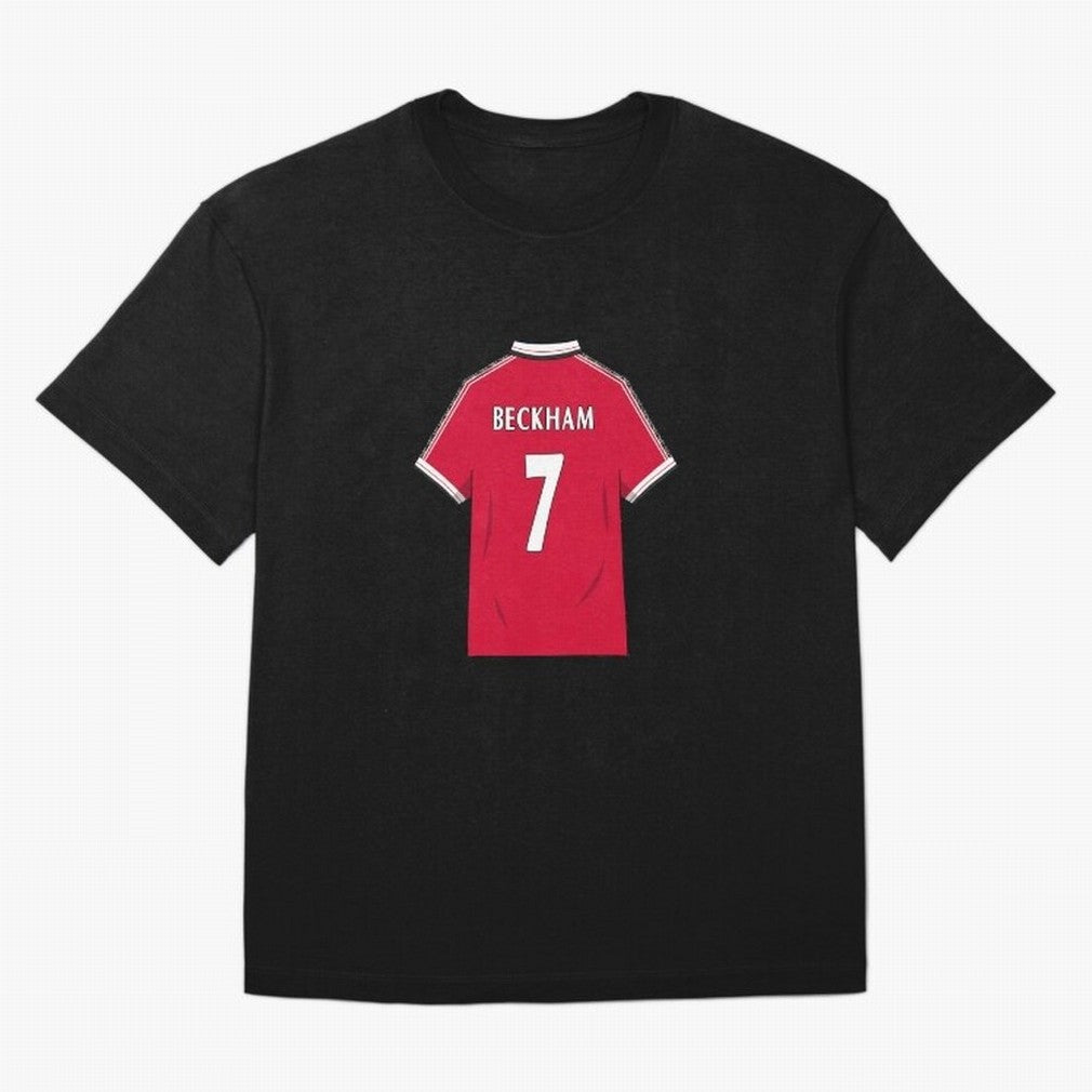 David Beckham 1999 Jersey Oversized T-Shirt Mark FIFA World Cup 2026 Inspired by Mbappe, Germany Energy, Sports Nostalgia, International Competition, Famous Players and Unforgettable Victories; Perfect for Supporters Who Want Bold Football Energy,