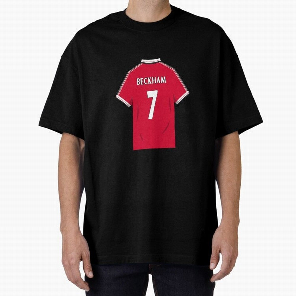 David Beckham 1999 Jersey Oversized T-Shirt Mark FIFA World Cup 2026 Inspired by Mbappe, Germany Energy, Sports Nostalgia, International Competition, Famous Players and Unforgettable Victories; Perfect for Supporters Who Want Bold Football Energy,