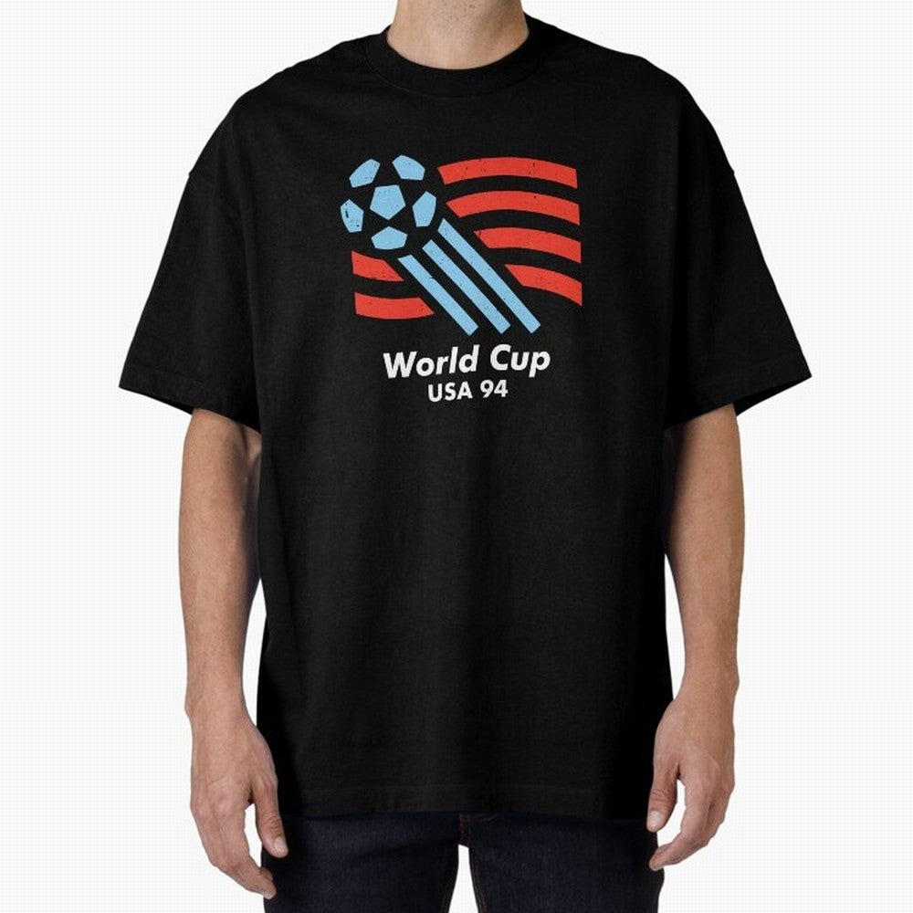 World Cup USA 94 Oversized T-Shirt Discover FIFA World Cup 2026 USA Canada Mexico Celebrating Messi, CR7 and Mbappe, England Energy, Tournament Hype, Historic Matchups, Family Viewing Parties and Global Sports Pride; Perfect for Supporters Who Want