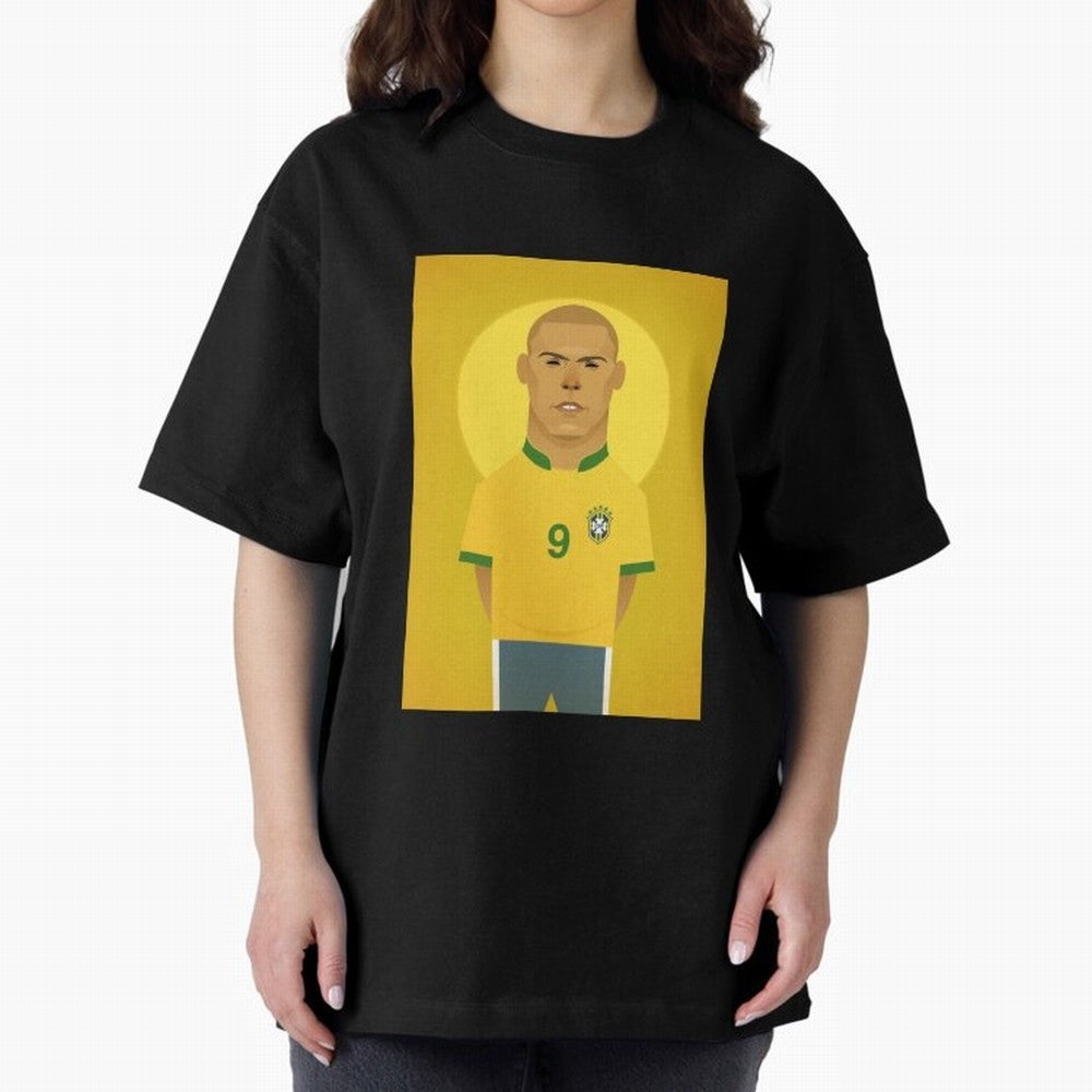 Brazilian Football Player from Milano Oversized T-Shirt Step into FIFA World Cup 2026 USA Canada Mexico Driven by CR7 and Messi, Argentina and Brazil Energy, Worldwide Fan Energy, Dramatic Goals, Stadium Lights and Championship Celebrations;