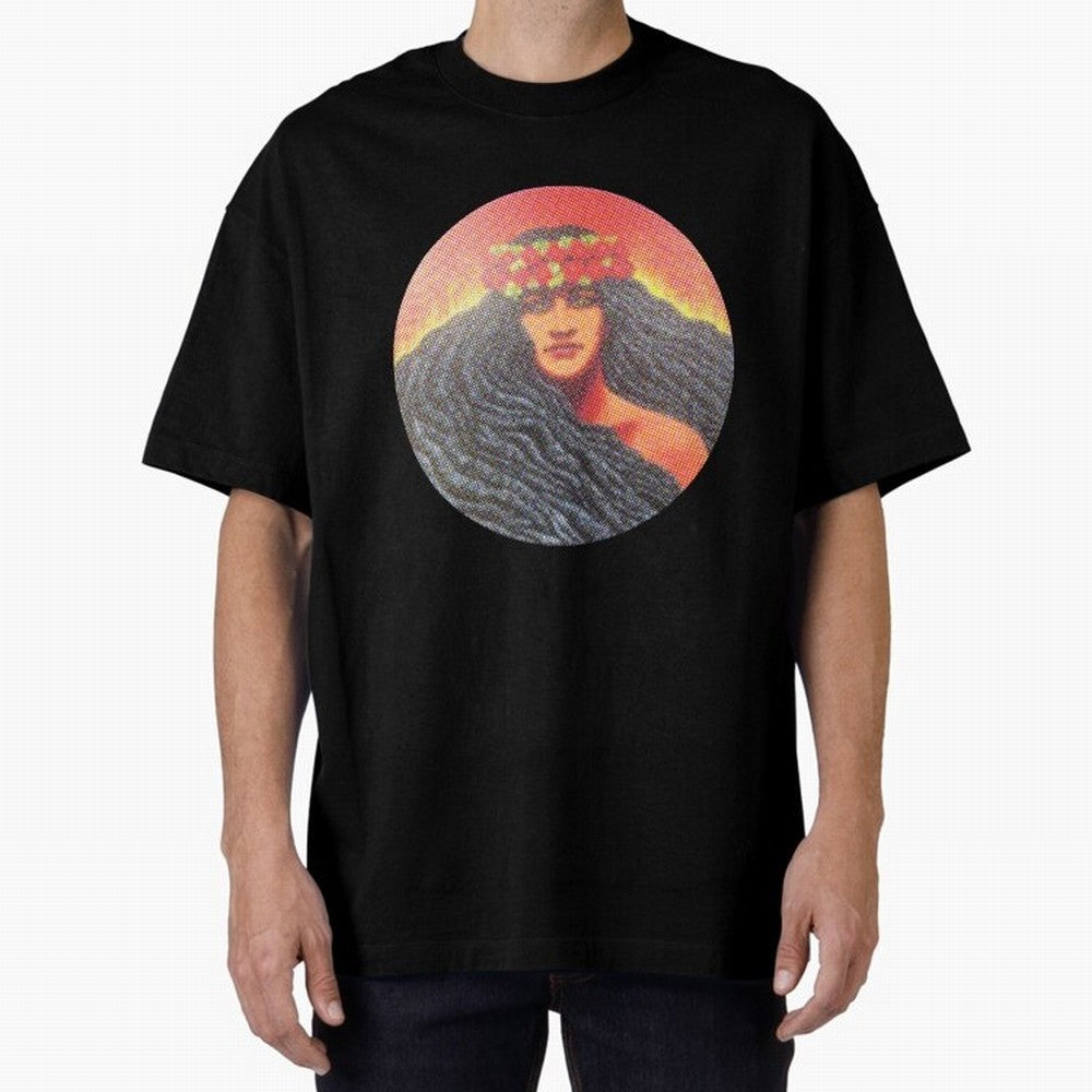 Goddess Pele Hawaii Volcano Oversized T-Shirt Bring World Football Passion into Match Day Hype around FIFA World Cup 2026 Group Stage, Mbappe, Portugal, Spain and Germany, Sports Nostalgia, International Competition, Famous Players and