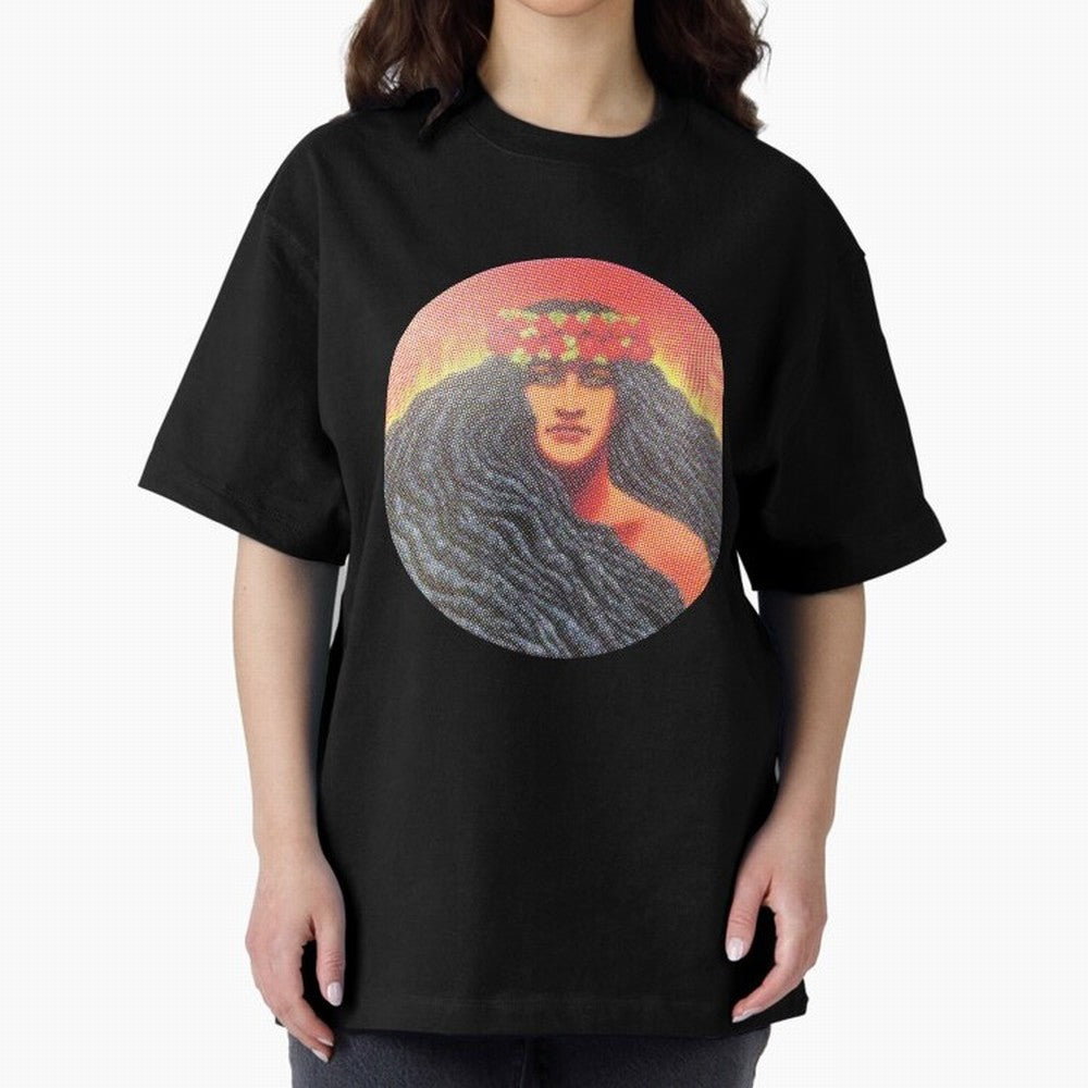 Goddess Pele Hawaii Volcano Oversized T-Shirt Bring World Football Passion into Match Day Hype around FIFA World Cup 2026 Group Stage, Mbappe, Portugal, Spain and Germany, Sports Nostalgia, International Competition, Famous Players and