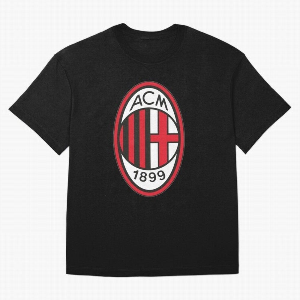 milan black n red Oversized T-Shirt Show Your Tournament Heart for FIFA World Cup 2026 Group Stage Spirit, Made for Argentina and Brazil, Mbappe and Neymar, Vintage Soccer Flavor, Modern Football Stars, National Flags and Final Night Emotion;