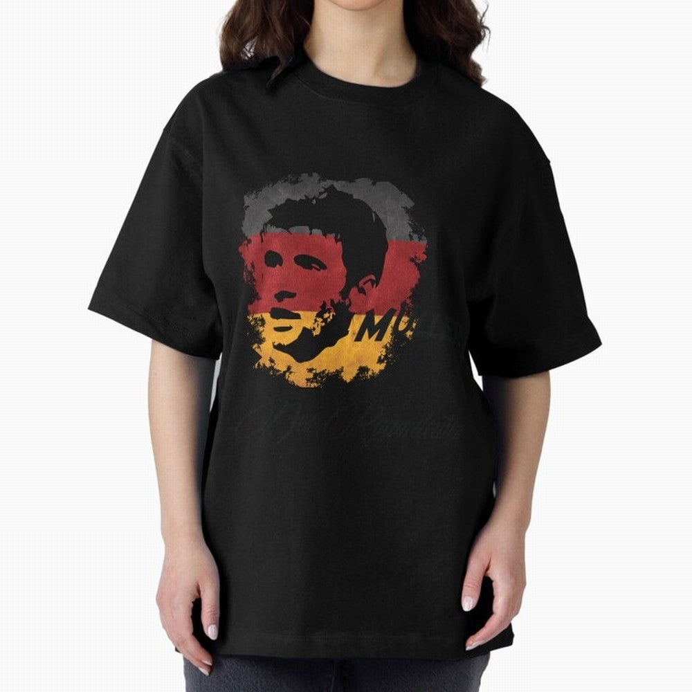 Germany Thomas Muller World Cup 2014 Oversized T-Shirt Feel the Trophy Chase of Match Day Hype around FIFA World Cup 2026 Group Stage, Messi, Neymar and Mbappe, Spain, Championship Spirit, Famous Goals, Roaring Crowds and International Football