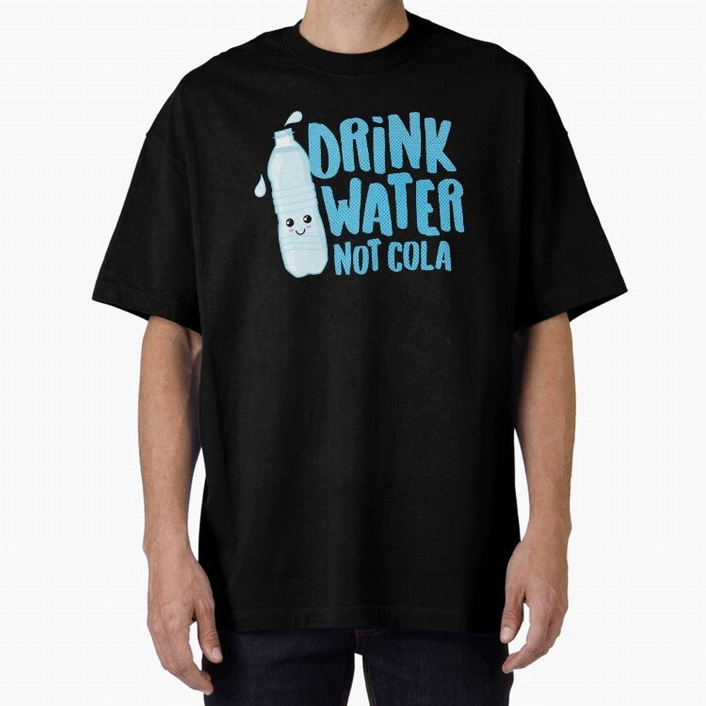 Drink Water Not Cola Kawaii Water Bottle? Oversized T-Shirt Bring FIFA World Cup 2026 Capturing Messi, CR7 and Mbappe, England Energy, Vintage Soccer Flavor, Modern Football Stars, National Flags and Final Night Emotion; Great for Supporters Who
