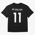 Mo Salah Oversized T-Shirt Honor the Football Icons of FIFA World Cup 2026 USA Canada Mexico for Fans of Messi, Neymar and Mbappe and Portugal, Bringing Football Festival Excitement, Trophy Ambitions, Country Rivalries and Star Player Buzz; Great