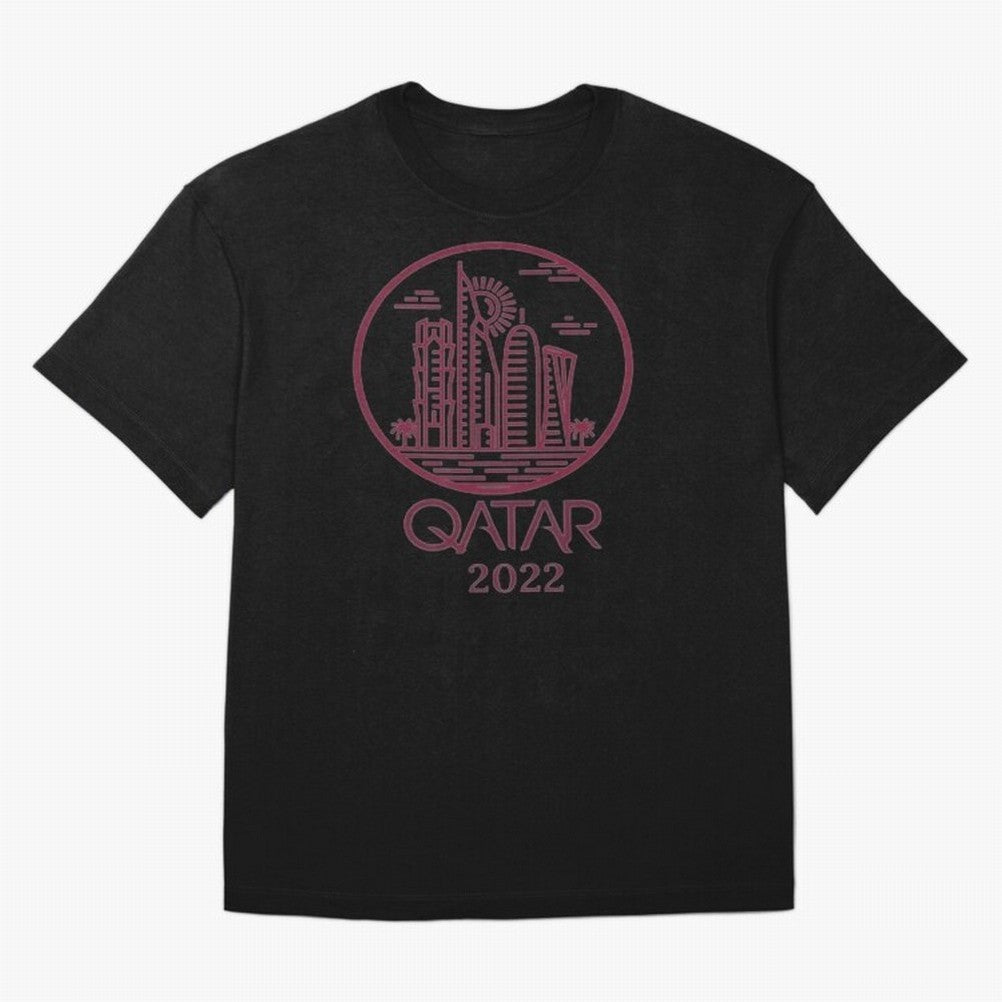 Qatar Welcome Oversized T-Shirt Support Your Favorite Stars during the FIFA World Cup 2026 Journey through Neymar Highlights, England Pride, Football History, Final Match Energy, Crowd Noise and Once in a Lifetime Moments; Perfect for Supporters