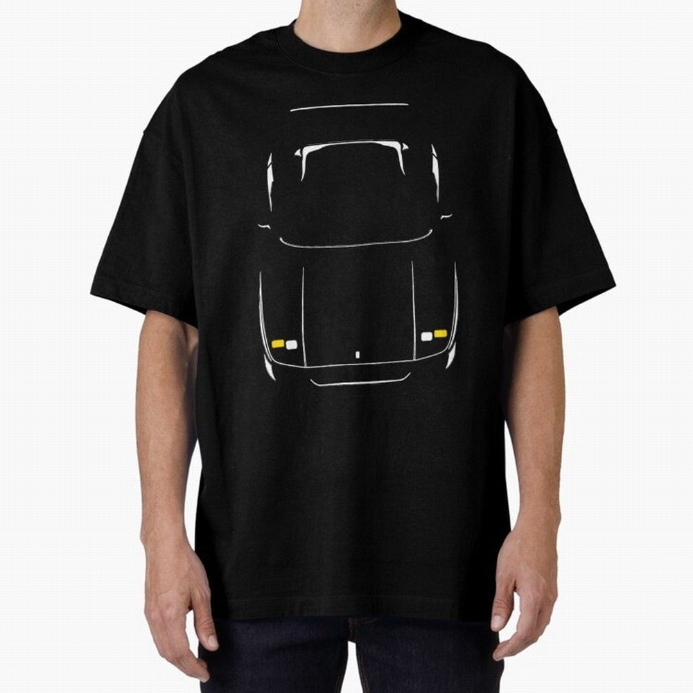 Ferrari F40 F40 Simple Body Cut Oversized T-Shirt Get Ready for Global Football Passion for FIFA World Cup 2026, Highlighting Cristiano Ronaldo, Haaland and CR7, England, Vintage Soccer Flavor, Modern Football Stars, National Flags and Final Night