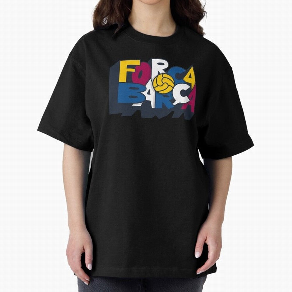 Forca Barca Classic T-Shirt Celebrate Rivalries and Pride in FIFA World Cup 2026 Group Stage for Fans of CR7 and Messi and Portugal, Spain and Germany, Bringing Football History, Final Match Energy, Crowd Noise and Once in a Lifetime Moments; Made