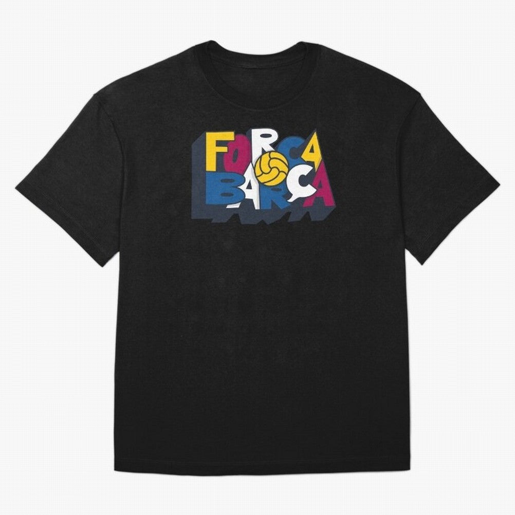 Forca Barca Classic T-Shirt Celebrate Rivalries and Pride in FIFA World Cup 2026 Group Stage for Fans of CR7 and Messi and Portugal, Spain and Germany, Bringing Football History, Final Match Energy, Crowd Noise and Once in a Lifetime Moments; Made