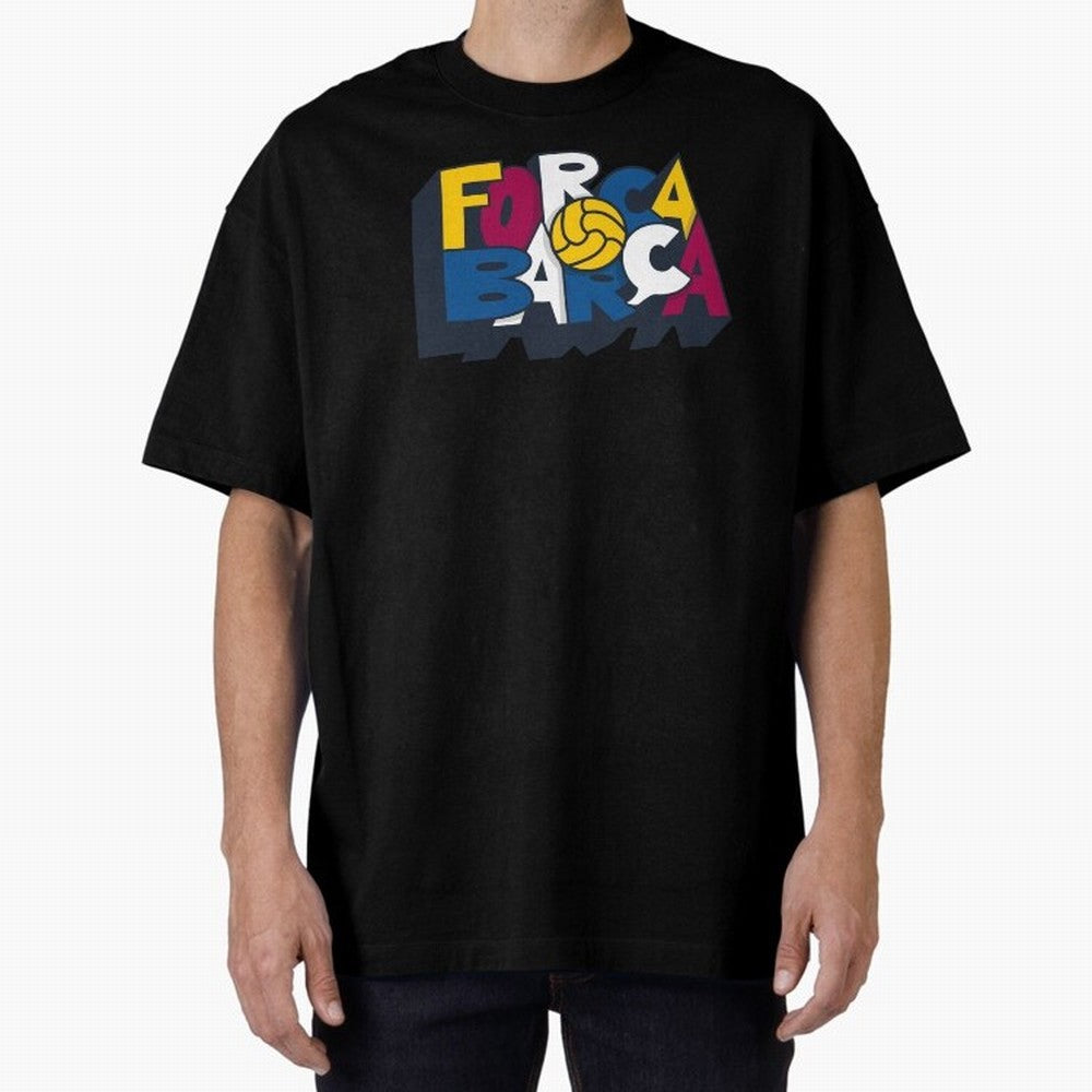 Forca Barca Classic T-Shirt Celebrate Rivalries and Pride in FIFA World Cup 2026 Group Stage for Fans of CR7 and Messi and Portugal, Spain and Germany, Bringing Football History, Final Match Energy, Crowd Noise and Once in a Lifetime Moments; Made