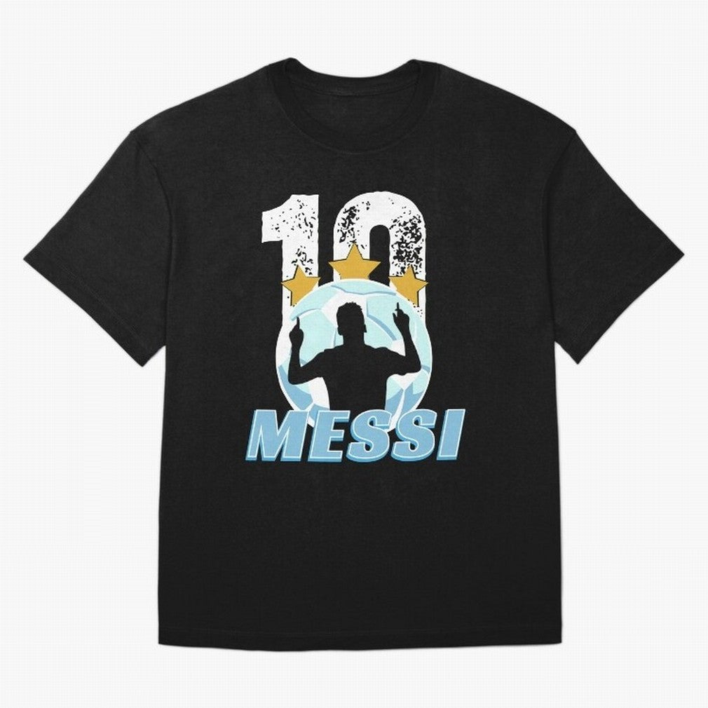 Messi 10 Classic T-Shirt Embrace Global Football Passion for FIFA World Cup 2026, Capturing Mbappe and Neymar, Brazil, Portugal and Argentina, Retro Football Energy, Iconic Rivalries, Trophy Chase Drama and Stadium Atmosphere; Great for Watch