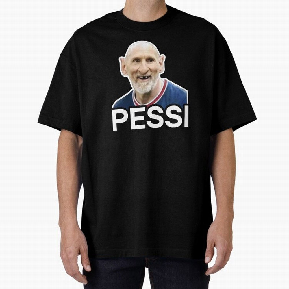 PESSI MEME Classic T-Shirt Experience the FIFA World Cup 2026 Journey through Messi and Cristiano Ronaldo Highlights, England, France and Netherlands Pride, Global Supporter Spirit, Legendary Goals, National Colors and Tournament Celebration; Made