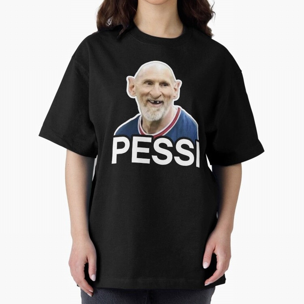 PESSI MEME Classic T-Shirt Experience the FIFA World Cup 2026 Journey through Messi and Cristiano Ronaldo Highlights, England, France and Netherlands Pride, Global Supporter Spirit, Legendary Goals, National Colors and Tournament Celebration; Made