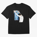 Art Messi Illustration Classic T-Shirt Capture Stadium Memories from the FIFA World Cup 2026 USA Canada Mexico Journey through Haaland and Mbappe Highlights, Germany Pride, Football Passion, Legendary Performances, Festival Vibes and Supporter