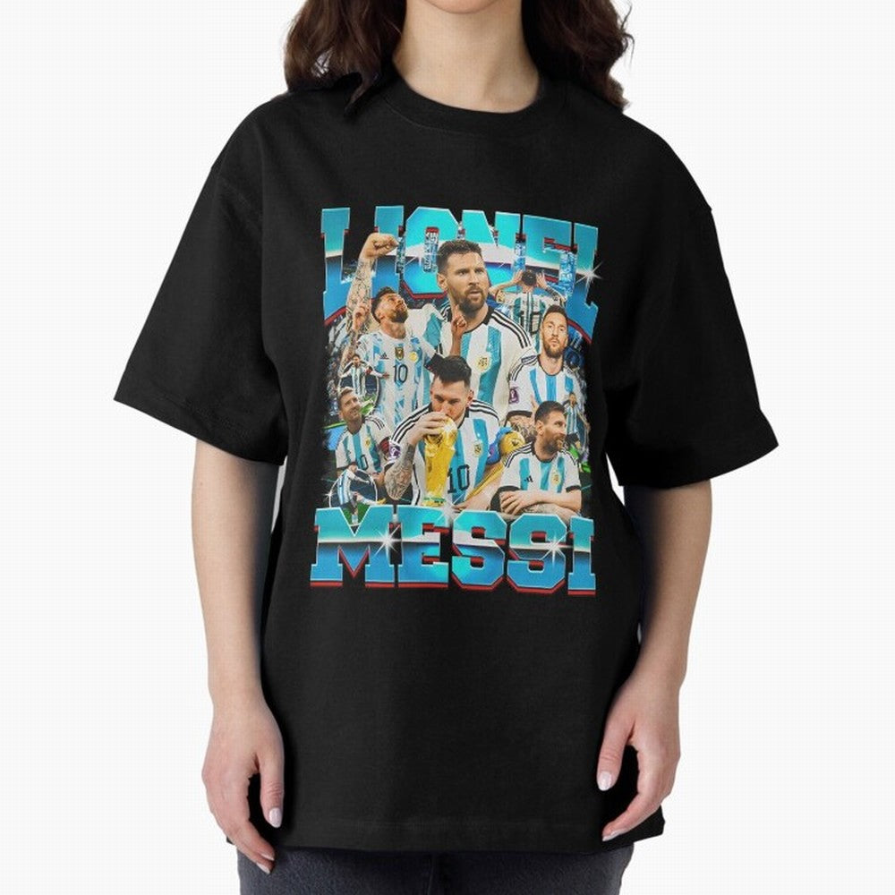Lionel Messi Bootleg Essential T-Shirt Show Your Stadium Side during Match Day Hype around FIFA World Cup 2026 USA Canada Mexico, CR7 and Messi, England, Supporter Pride, Iconic Celebrations, Legendary Names and Global Match Day Energy; Ideal for