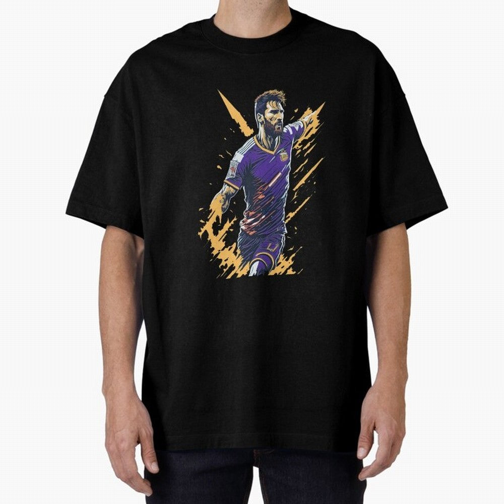 Lionel Messi splash art Active T-Shirt Support the Legends of FIFA World Cup 2026 Group Stage Built around Haaland and Mbappe, Argentina Energy, Football History, Final Match Energy, Crowd Noise and Once in a Lifetime Moments; Perfect for People