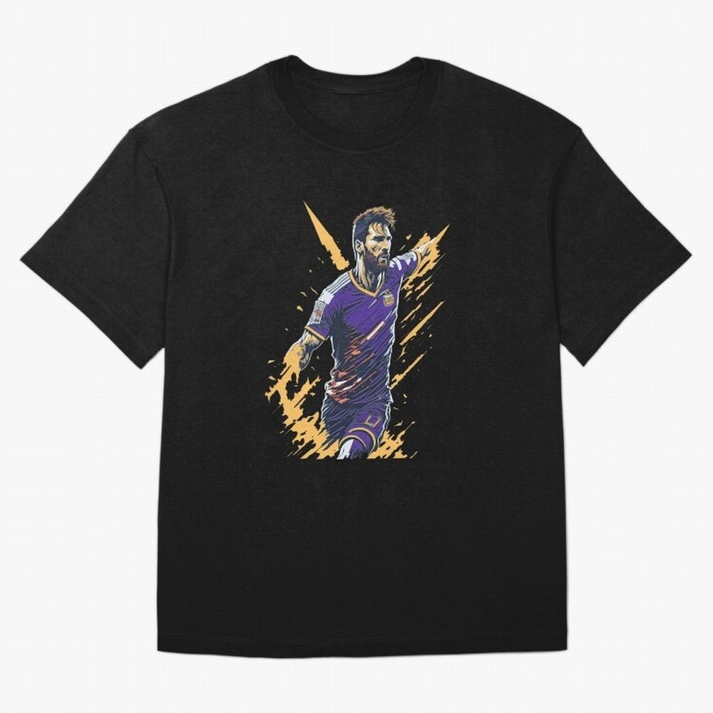 Lionel Messi splash art Active T-Shirt Support the Legends of FIFA World Cup 2026 Group Stage Built around Haaland and Mbappe, Argentina Energy, Football History, Final Match Energy, Crowd Noise and Once in a Lifetime Moments; Perfect for People