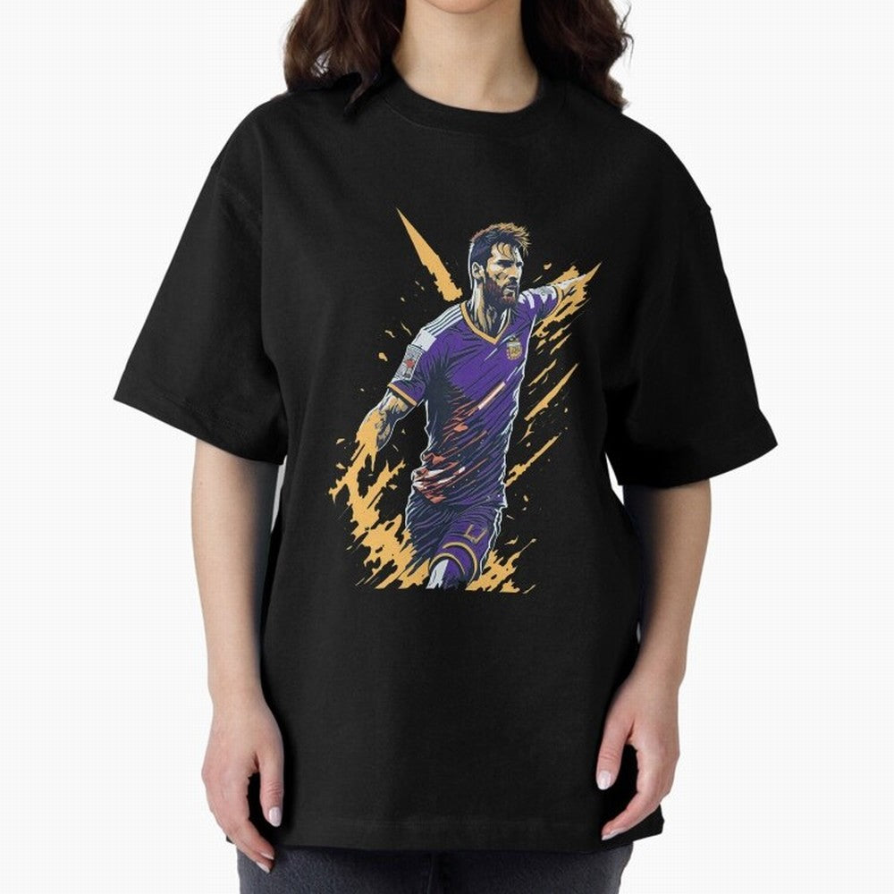 Lionel Messi splash art Active T-Shirt Support the Legends of FIFA World Cup 2026 Group Stage Built around Haaland and Mbappe, Argentina Energy, Football History, Final Match Energy, Crowd Noise and Once in a Lifetime Moments; Perfect for People