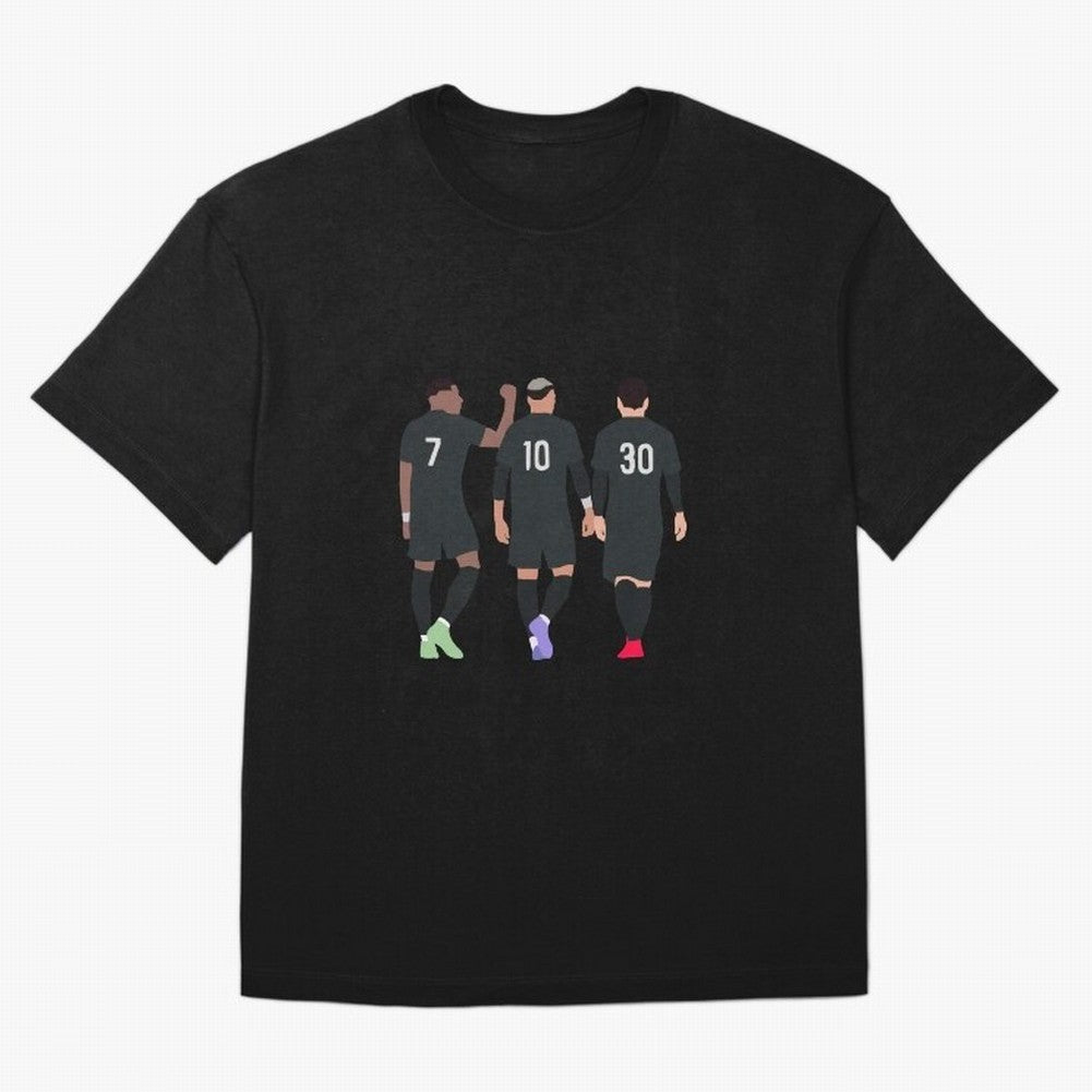 Messi Neymar France Football Players Trio MMN Classic T-Shirt Embrace Match Day Hype around FIFA World Cup 2026 Group Stage, Messi, Neymar and Mbappe, Portugal, Football History, Final Match Energy, Crowd Noise and Once in a Lifetime Moments;