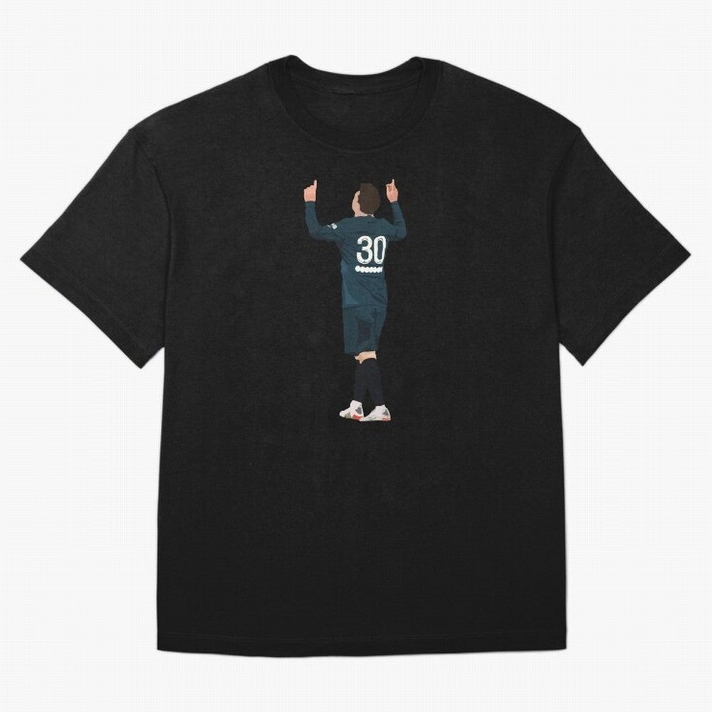 Messi Iconic Illustration Oversized T-Shirt Fuel Your Fan Pride for FIFA World Cup 2026 USA Canada Mexico Featuring Mbappe and Neymar, Argentina Energy, Worldwide Fan Energy, Dramatic Goals, Stadium Lights and Championship Celebrations; Ideal for
