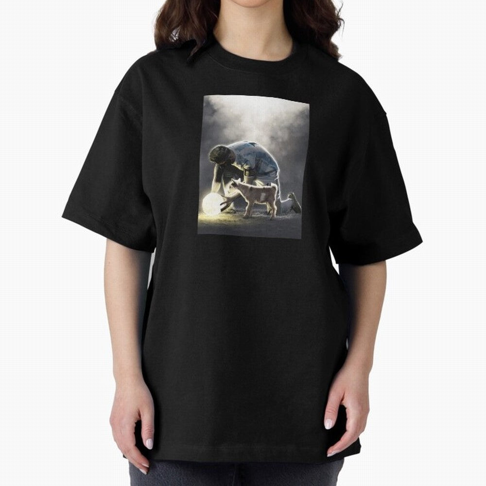 LIONEL MESSI GOAT Oversized T-Shirt Bring Bold Fan Energy to FIFA World Cup 2026 Group Stage for Fans of Neymar, Haaland and Cristiano Ronaldo and Spain and Netherlands, Bringing Goal Celebration Energy, Supporter Heritage, Football Icons and