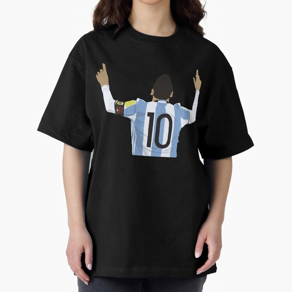 Leo- M10 Essential T-Shirt Feel International Energy from FIFA World Cup 2026 Spirit, Filled with Germany, Neymar, Fan Favorite Moments, National Team Passion, Big Match Drama and Soccer History; Perfect for Supporters Who Want Bold Football
