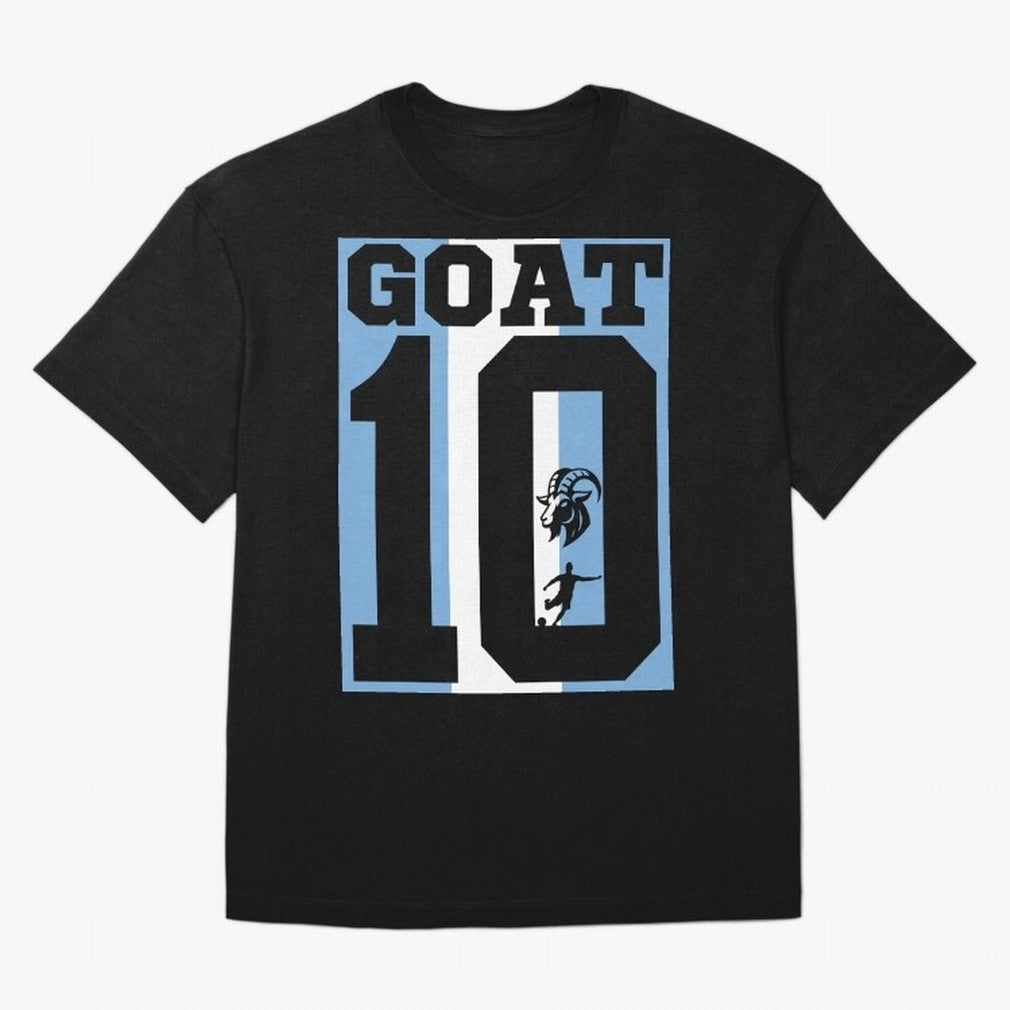 World Cup 2026 Argentina The Goat 10 Classic T-Shirt Feel the Heartbeat of FIFA World Cup 2026 USA Canada Mexico Featuring Messi, CR7 and Mbappe, Brazil, Portugal and Argentina Energy, Vintage Soccer Flavor, Modern Football Stars, National Flags