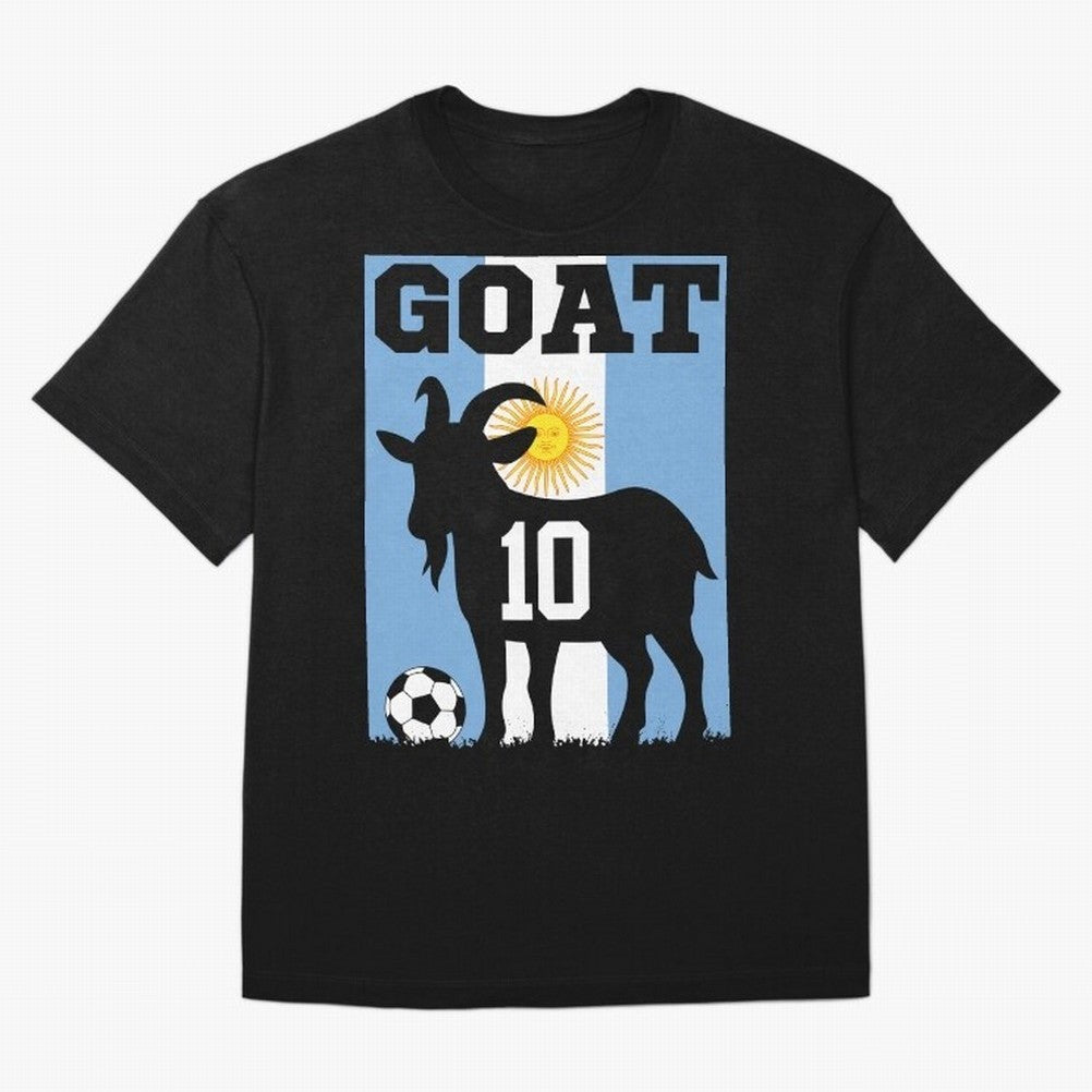 Argentina World Cup 2026 The Goat 10 Oversized T-Shirt Celebrate the Next Chapter of FIFA World Cup 2026 Capturing Neymar, Haaland and Cristiano Ronaldo, Germany Energy, Championship Spirit, Famous Goals, Roaring Crowds and International Football