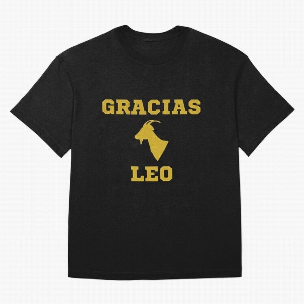 Gracias Leo| Perfect Gift For you and friends Classic T-Shirt Upgrade Global Football Passion for FIFA World Cup 2026 USA Canada Mexico, Highlighting Cristiano Ronaldo, Haaland and CR7, Argentina, France and Brazil, Football Festival Excitement,