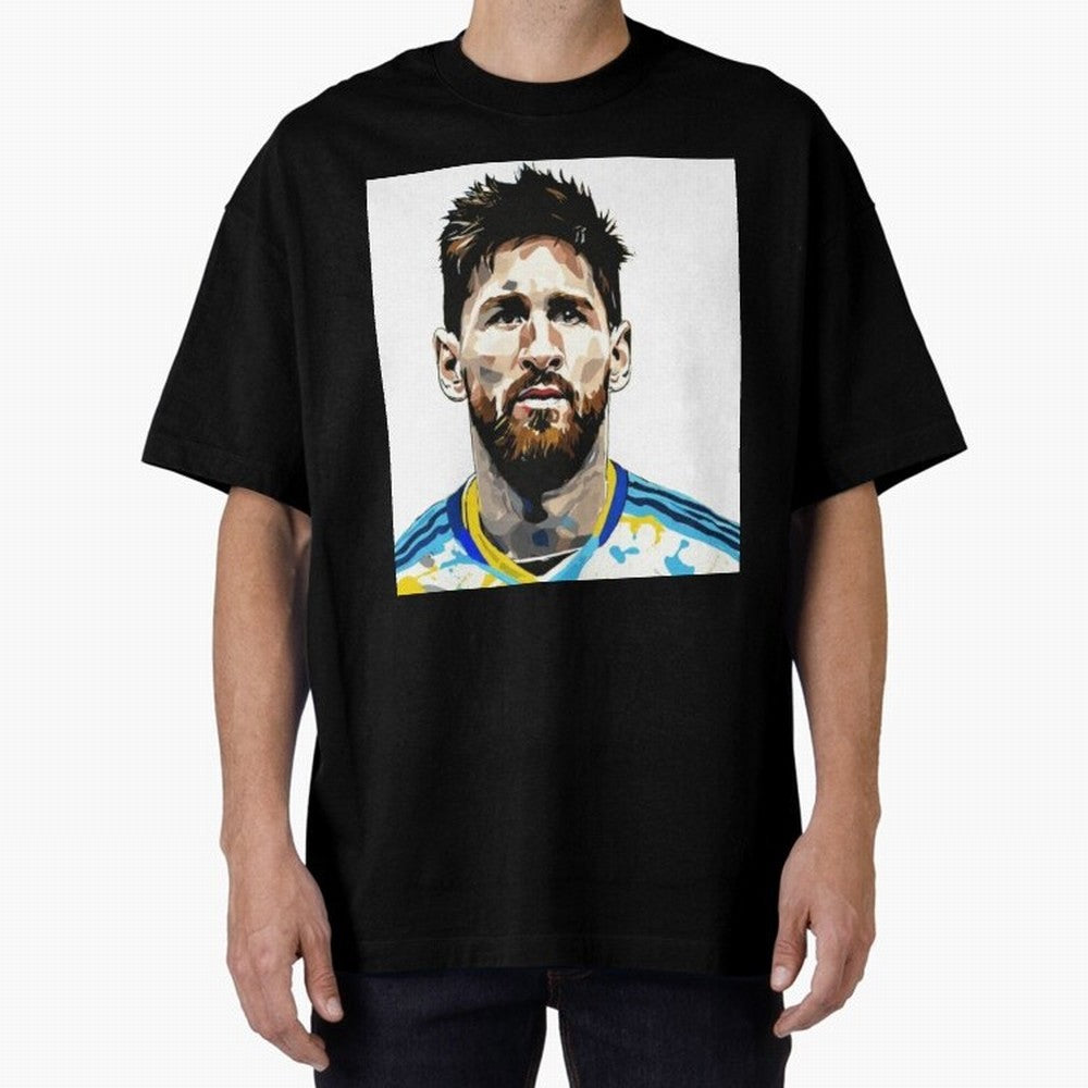 Lionel Messi Oversized T-Shirt Celebrate Every Goal in FIFA World Cup 2026 for Fans of Cristiano Ronaldo, Haaland and CR7 and France, Bringing Fan Favorite Moments, National Team Passion, Big Match Drama and Soccer History; Built for Supporters