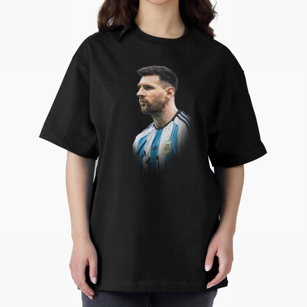 Lionel Messi Oversized T-Shirt Back Your Heroes with Match Day Hype around FIFA World Cup 2026, Messi and Cristiano Ronaldo, England, France and Netherlands, Stadium Chants, National Pride, Trophy Dreams and Unforgettable Football Memories; Great