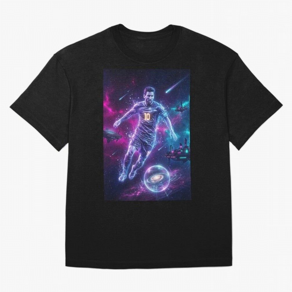 Lionel Messi The Eternal GOAT Of Another Galaxy - (Version 5) Classic T-Shirt Relive Global Football Passion for FIFA World Cup 2026, Celebrating CR7 and Messi, England and Germany, Tournament Hype, Historic Matchups, Family Viewing Parties and