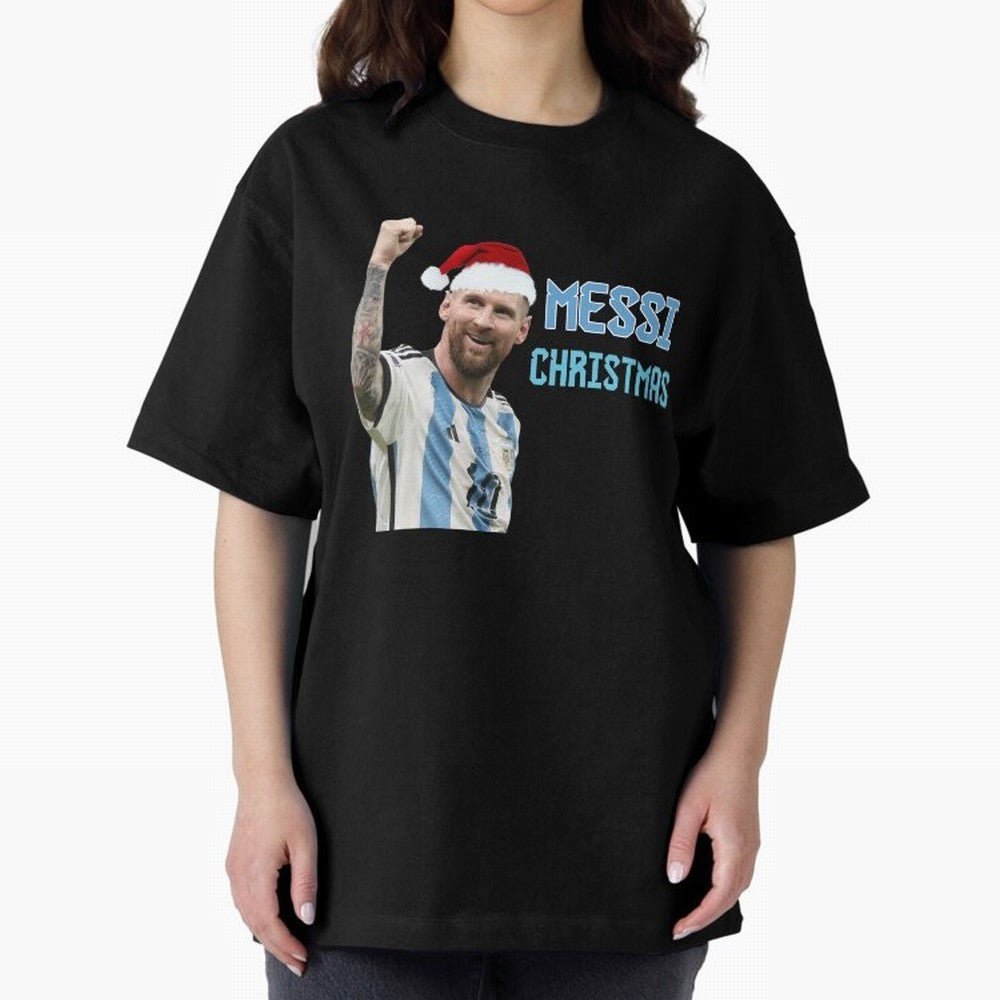 Messi Christmas - Lionel Messi Christmas Design Classic T-Shirt Showcase Match Day Hype around FIFA World Cup 2026, Messi and Cristiano Ronaldo, France, Match Day Excitement, Supporter Culture, Golden Goals and Global Football Passion; Made for Die
