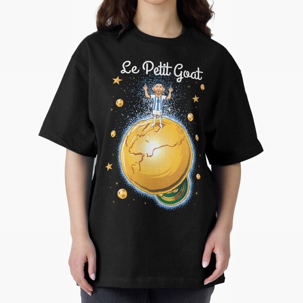 Le Petit Goat Essential T-Shirt Turn Up for the FIFA World Cup 2026 Journey through Messi, Neymar and Mbappe Highlights, France and Portugal Pride, Championship Spirit, Famous Goals, Roaring Crowds and International Football Unity; Ideal for