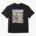 Lionel Messi Graphic Design Classic T-Shirt Carry the Dream of FIFA World Cup 2026 Inspired by Haaland and Mbappe, Spain Energy, Football History, Final Match Energy, Crowd Noise and Once in a Lifetime Moments; Great for Watch Parties, Sports Bars,
