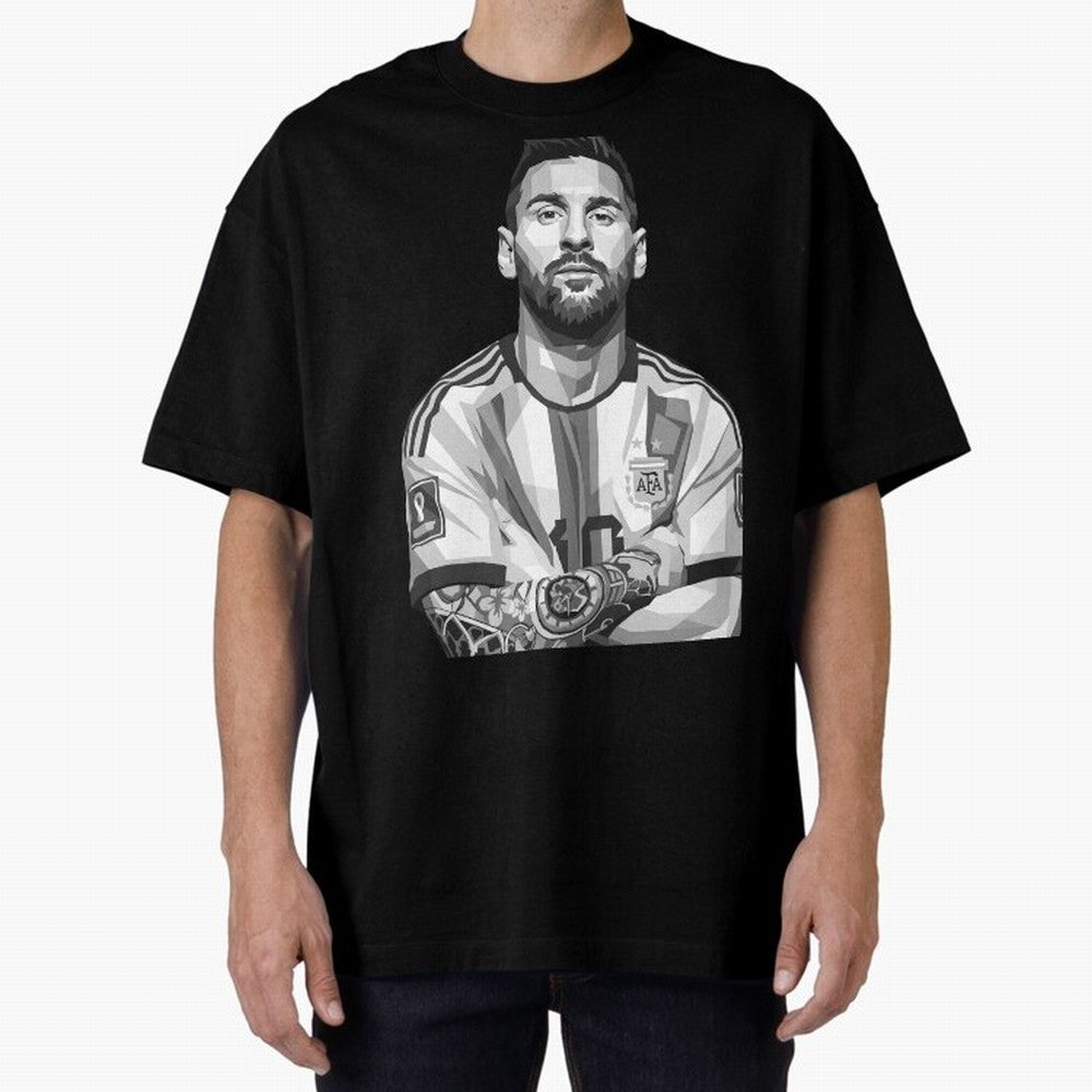 Messi grayscale Classic T-Shirt Celebrate the Magic of FIFA World Cup 2026 Spirit, Capturing Brazil, Mbappe, Championship Spirit, Famous Goals, Roaring Crowds and International Football Unity; Ideal for Passionate Fans Who Love Underdog Stories,